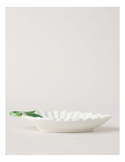 Ribbed Lemons Leaf Dish 34cm