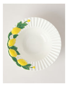Ribbed Lemons Large Bowl 25.5cm