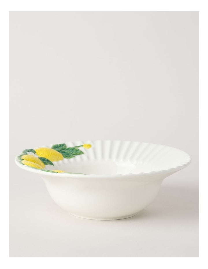Ribbed Lemons Large Bowl 25.5cm