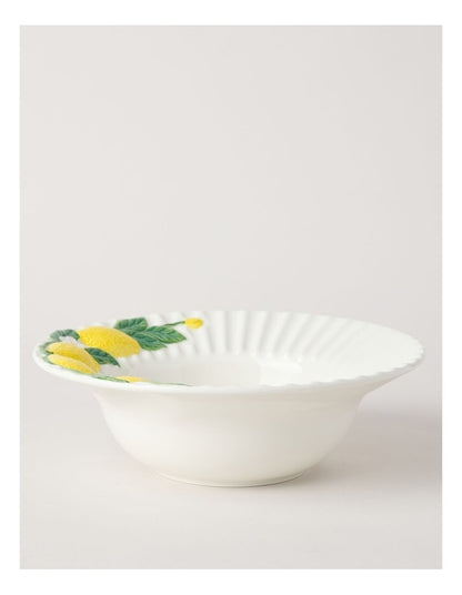 Ribbed Lemons Large Bowl 25.5cm