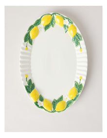 Ribbed Lemons Oval Platter 40.8cm