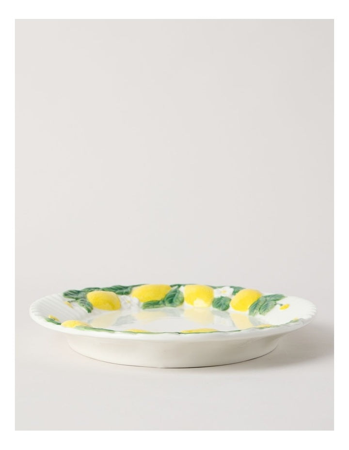 Ribbed Lemons Oval Platter 40.8cm