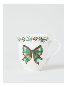 Heirloom Traditional Christmas Scalloped Mug Set of 2 380ml