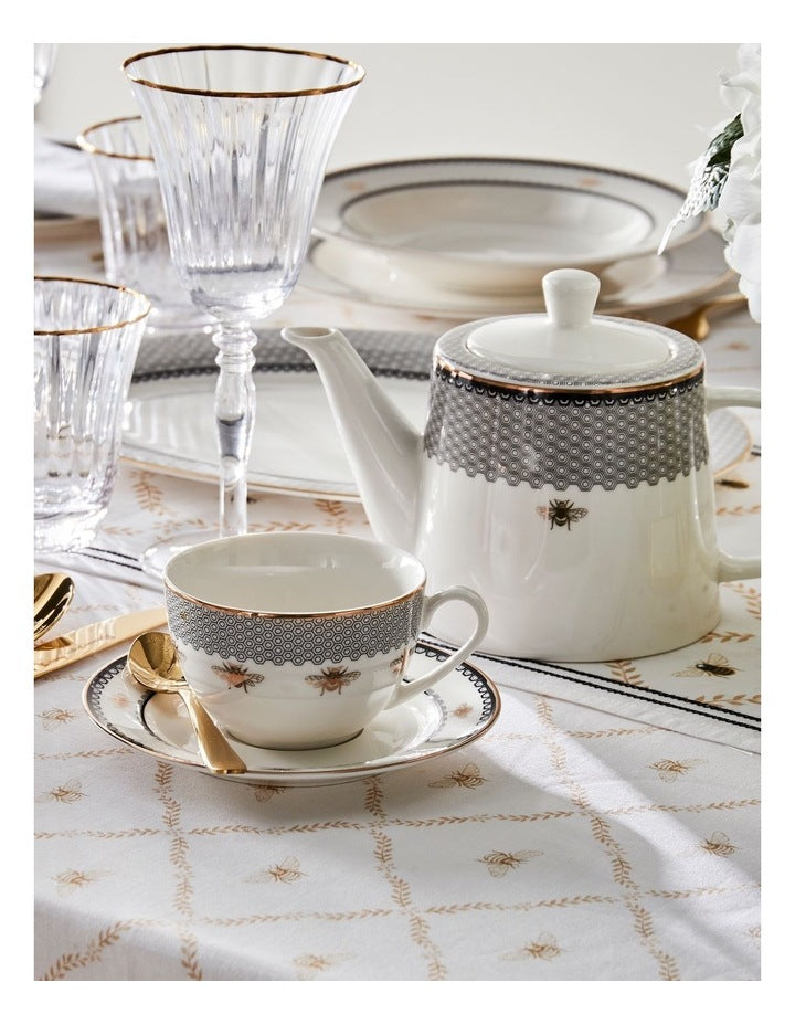 Honey Bee Tea Cup & Saucer Set 300ml
