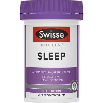 Swisse Ultiboost Sleep Tablets For Natural And Restful Sleep 60 pack