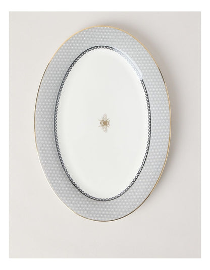 Honey Bee Oval Platter 35.7cm