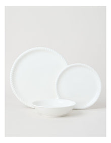 White Rope Dinner Set 12pc