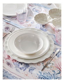 White Rope Dinner Set 12pc