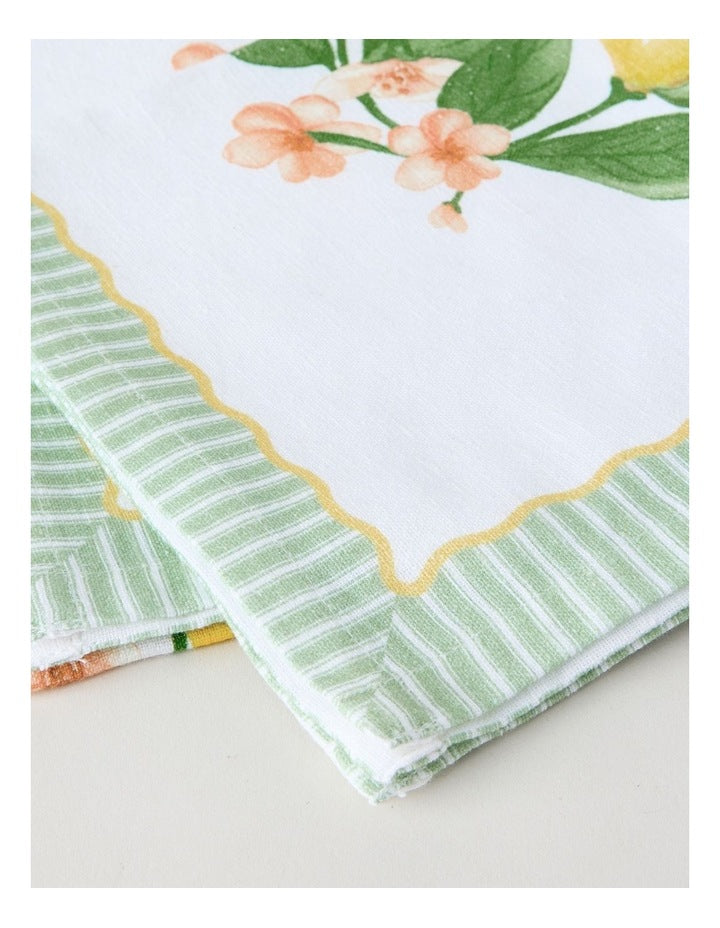 Lemon Napkin Set of 4 40 x 40cm