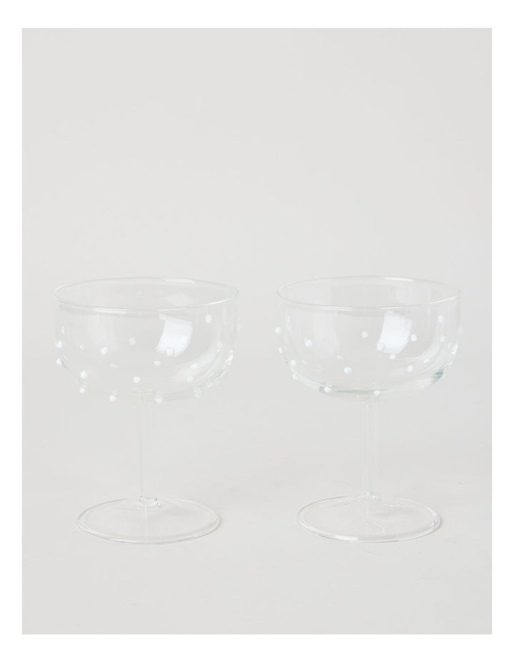 Pearl Martini Glass Set of 2 300ml