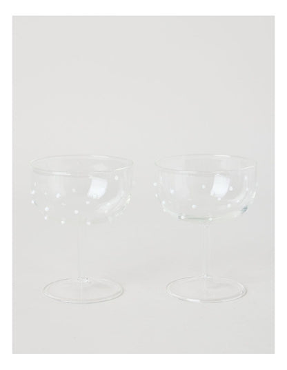 Pearl Martini Glass Set of 2 300ml