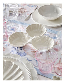 Nautilus Trio Shell Dish 24.8cm in White