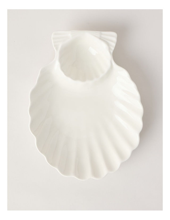 Nautilus Serving Platters 28.5cm in White