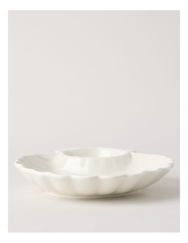 Nautilus Serving Platters 28.5cm in White