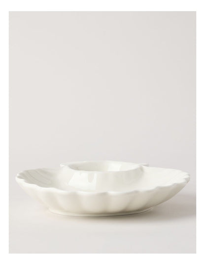Nautilus Serving Platters 28.5cm in White