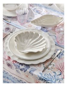 Nautilus Plate 21.5cm in White