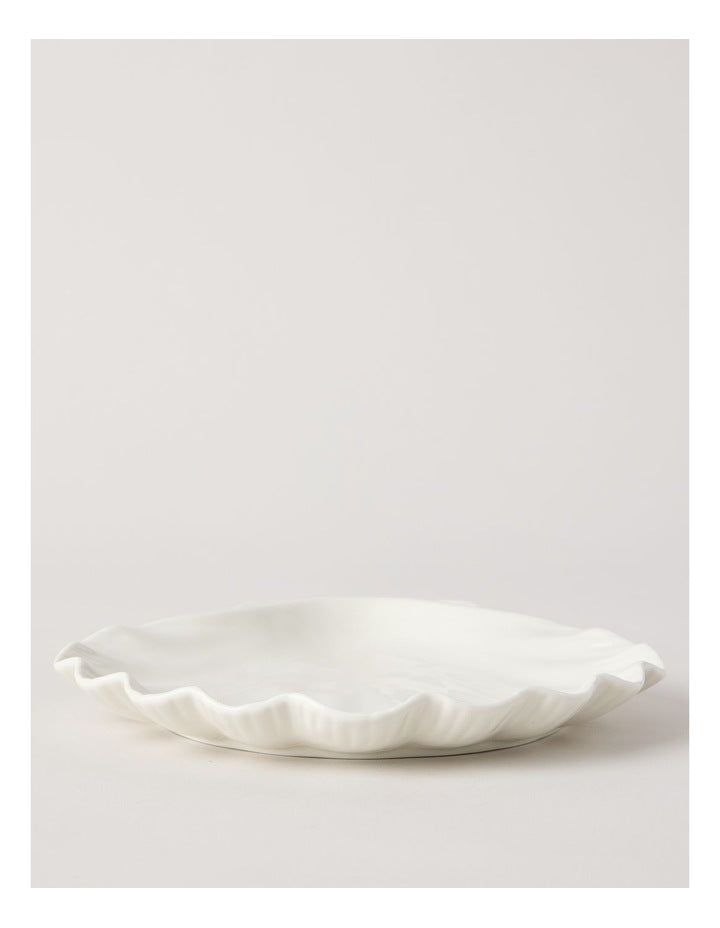 Nautilus Plate 21.5cm in White