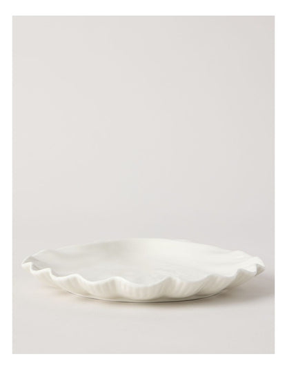 Nautilus Plate 21.5cm in White