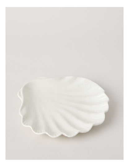 Nautilus Plate 21.5cm in White