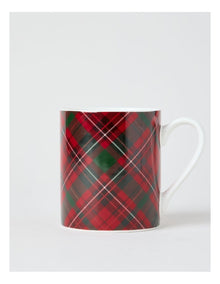 Heirloom Christmas Tartan Mug Set of 2 in Red