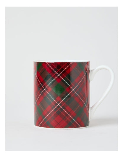 Heirloom Christmas Tartan Mug Set of 2 in Red