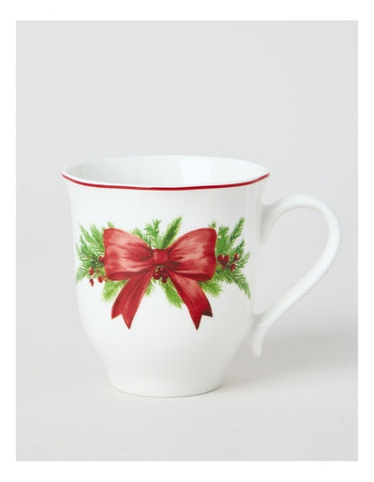 Heirloom Christmas Wreath Mug Set of 2 380ml