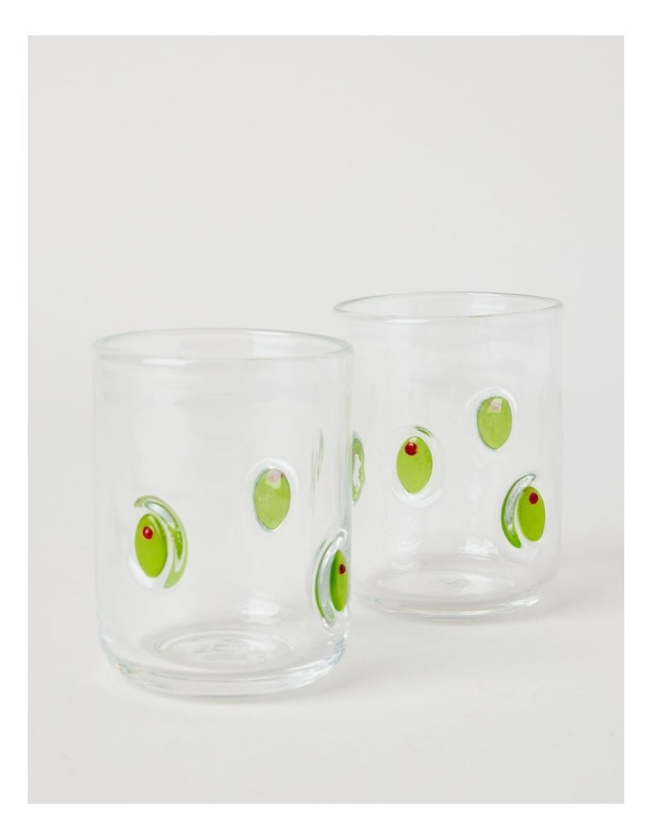 Icon Tumbler Olive Set of 2 330ml