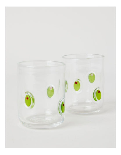 Icon Tumbler Olive Set of 2 330ml