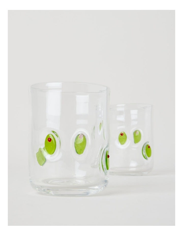 Icon Tumbler Olive Set of 2 330ml