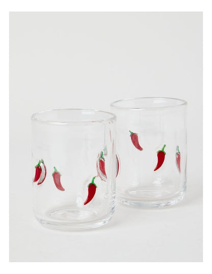 Icon Tumbler Chilli Set of 2 330ml