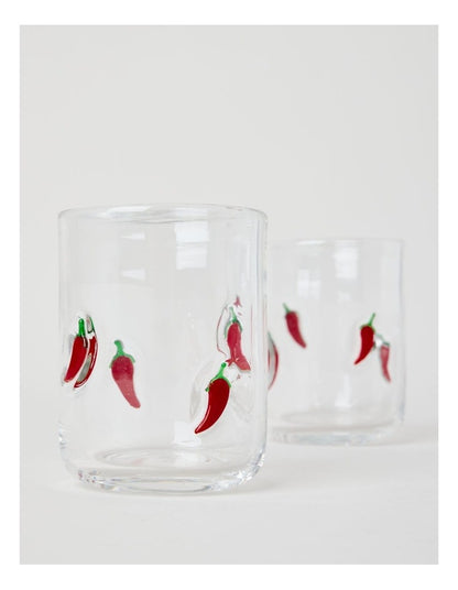 Icon Tumbler Chilli Set of 2 330ml