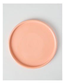 Bubble Dinner Plate in Peach