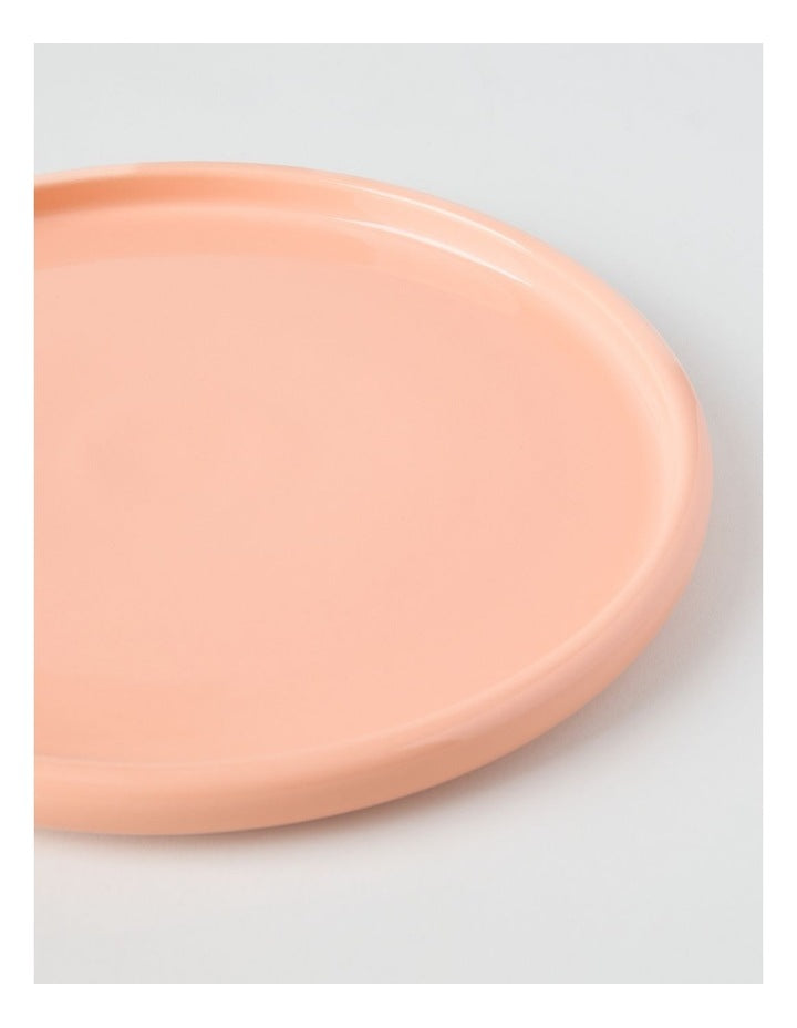 Bubble Dinner Plate in Peach