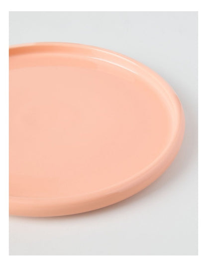 Bubble Dinner Plate in Peach