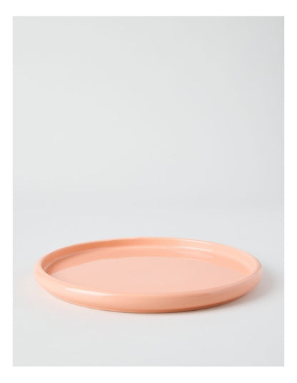 Bubble Dinner Plate in Peach