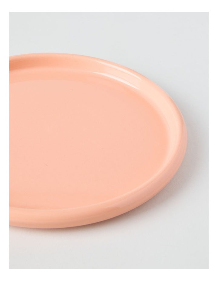 Bubble Side Plate in Peach
