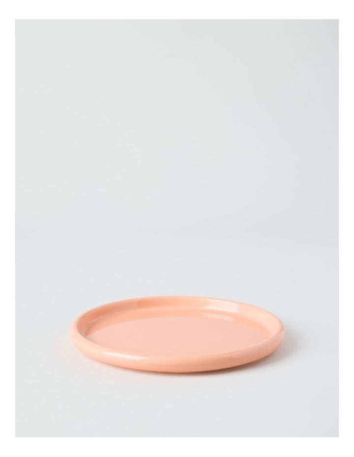 Bubble Side Plate in Peach