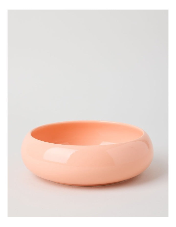 Bubble Pasta Bowl 21cm x 7cm in Peach