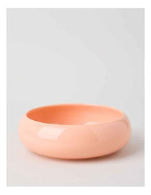 Bubble Pasta Bowl 21cm x 7cm in Peach