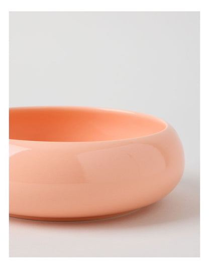 Bubble Pasta Bowl 21cm x 7cm in Peach