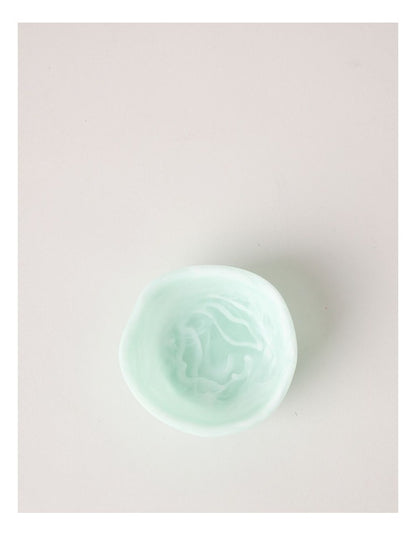 Pastel Brights Irregular Small Condiment Bowl 8cm in Light Blue