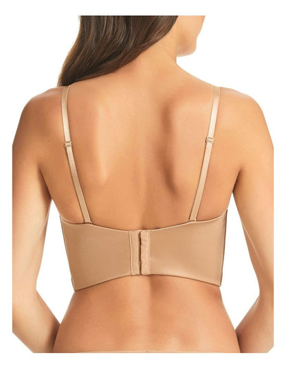 Refined 4 Way Convertible U Plunge Strapless Bustier in Nude