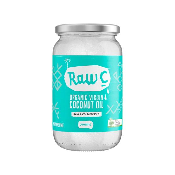 RAW C ORGANIC COCONUT OIL 700ML.