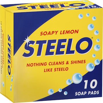Steelo Soap Sponge Pads Lemon 10 pack