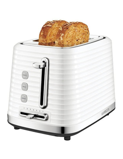 Textured 2 Slice Toaster KTA220WHT2IAN1 in White