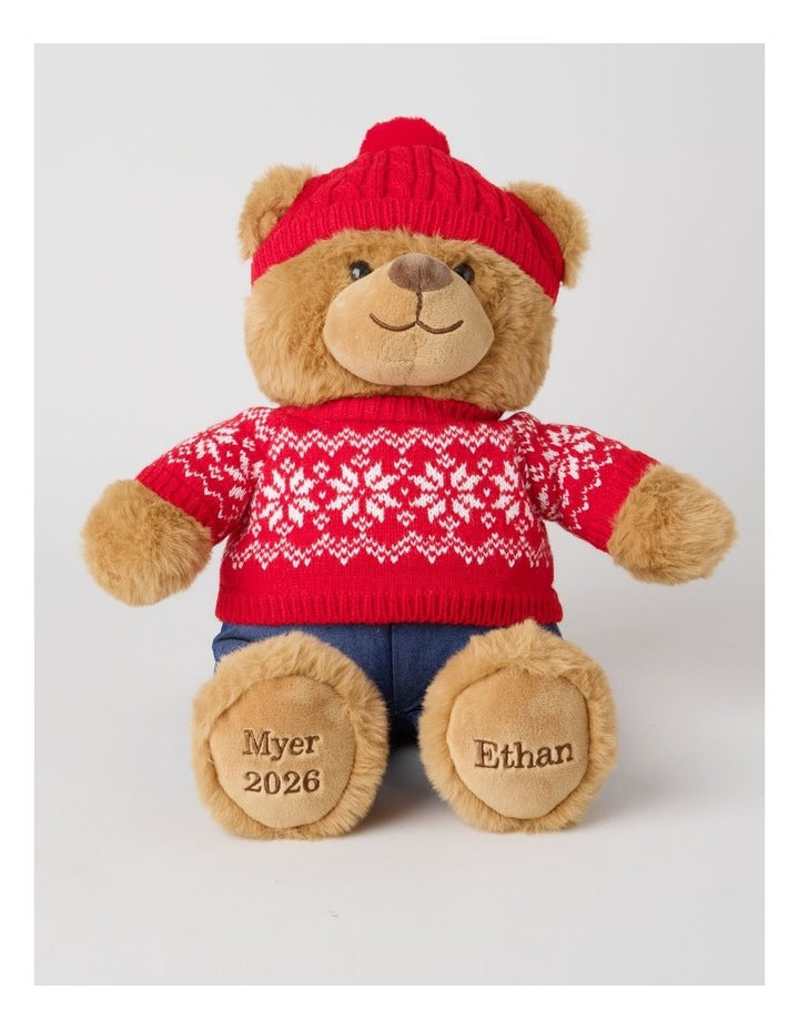 Christmas Ethan 2026 Christmas Charity Bear in Red: 40cm