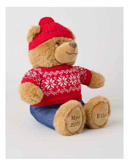 Christmas Ethan 2026 Christmas Charity Bear in Red: 40cm