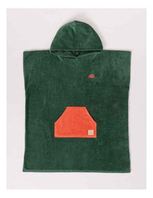 Hooded Towel in Green