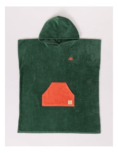 Hooded Towel in Green