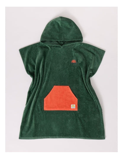 Hooded Towel in Green